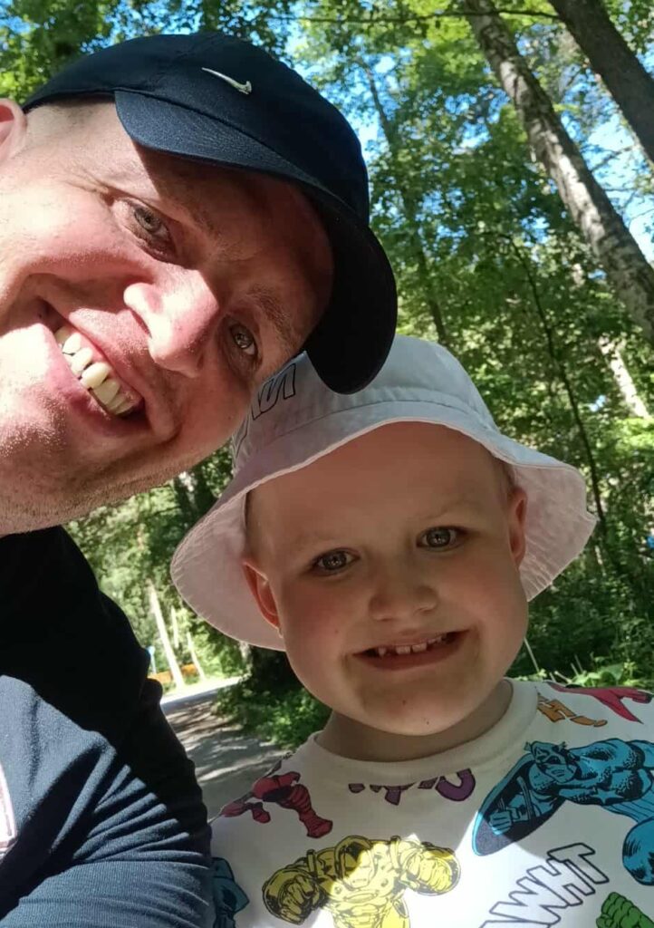 Adam Mikiciuk z Mikołajem