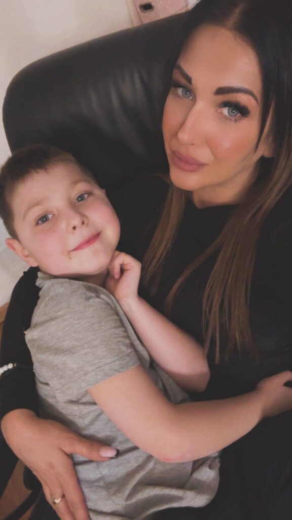 Marzena kobylarz z synkiem